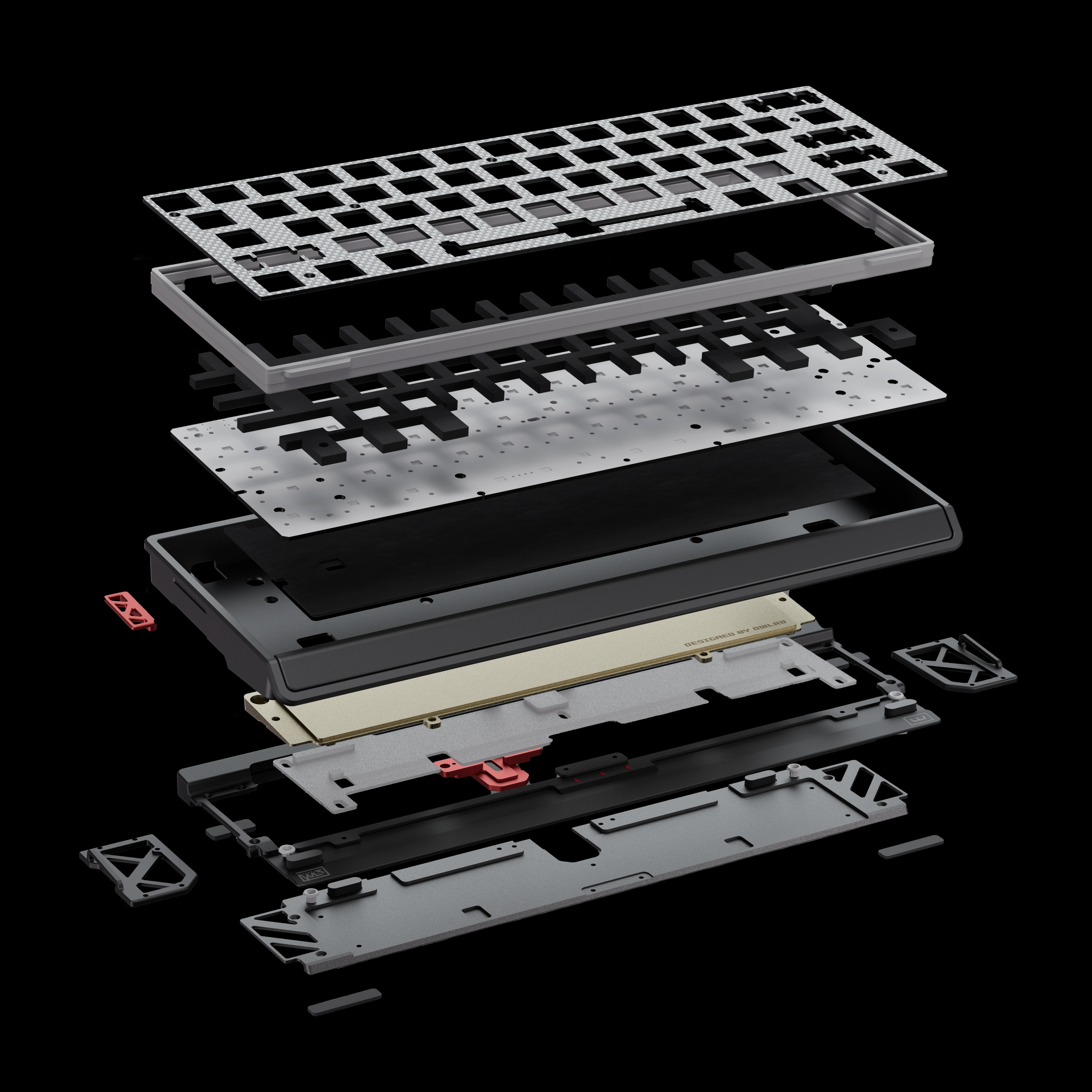 OW60 Black Exploded View